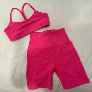 Beyond Yoga Pink Set